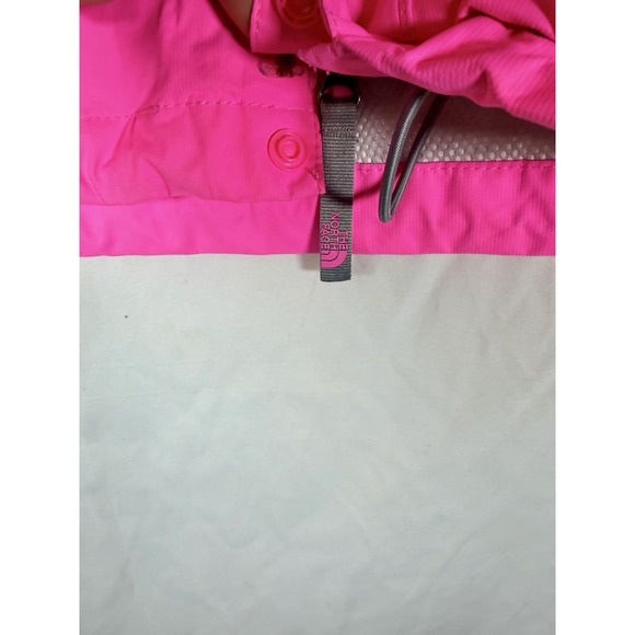 The North Face Pink Rain Jacket Girls M 10/12 Lightweight Hooded Waterproof - Picture 9 of 9